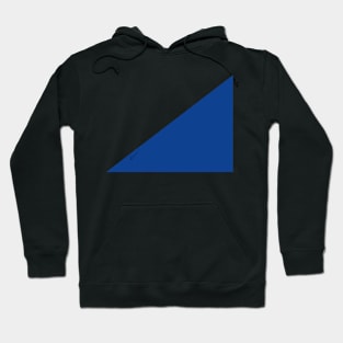 Blue Triangle #minimal #design #kirovair #buyart Hoodie